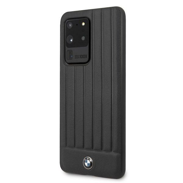 Originalna maska BMW (black) Verticale lines za Samsung Galaxy S20 Ultra