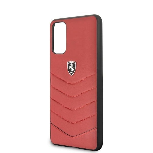 Originalna maska FERRARI (red) Heritage lines za Samsung Galaxy S20