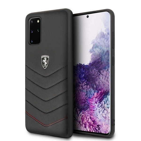 Originalen ovitek FERRARI (black) Heritage za Samsung Galaxy S20 Plus