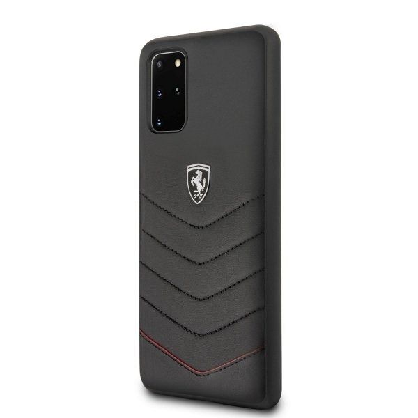 Originalen ovitek FERRARI (black) Heritage za Samsung Galaxy S20 Plus