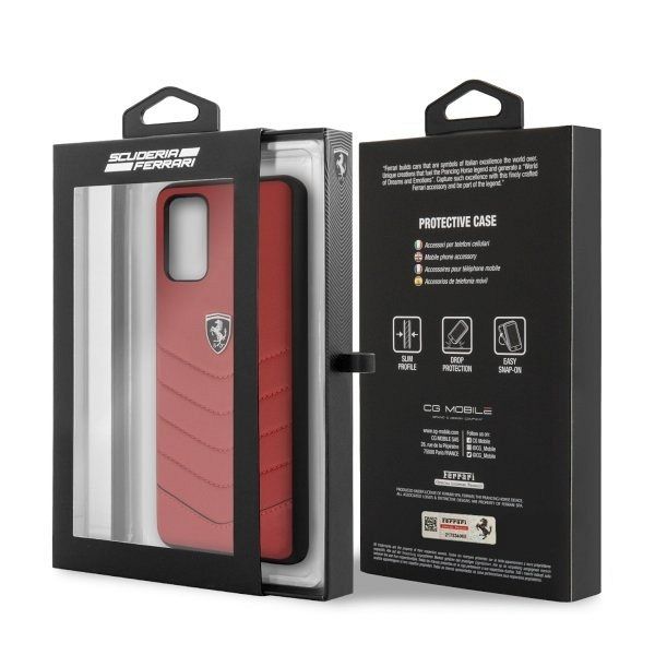 Originalen ovitek FERRARI (red) Heritage za Samsung Galaxy S20 Plus