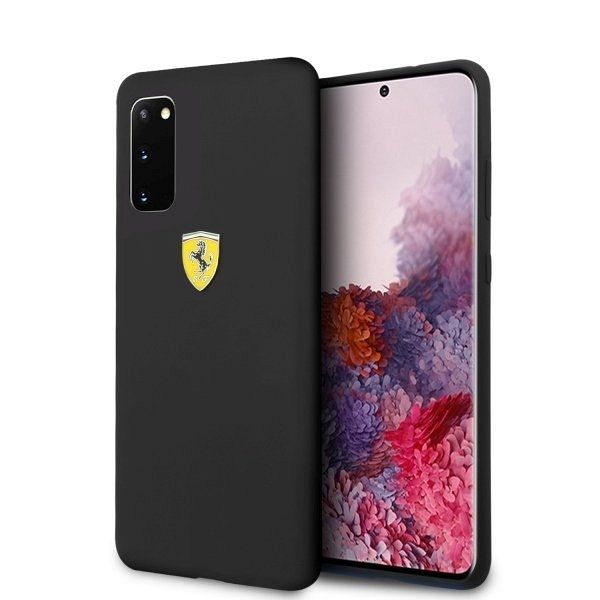 Originalen ovitek FERRARI (black) Icone za Samsung Galaxy S20