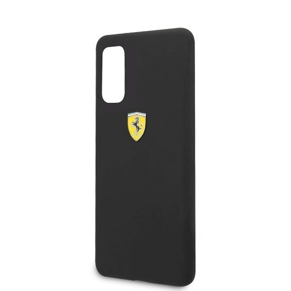 Originalen ovitek FERRARI (black) Icone za Samsung Galaxy S20