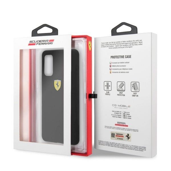 Originalen ovitek FERRARI (black) Icone za Samsung Galaxy S20