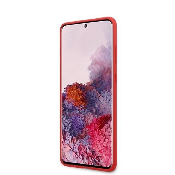 Originalen ovitek FERRARI (red) Soft silicone za Samsung Galaxy S20