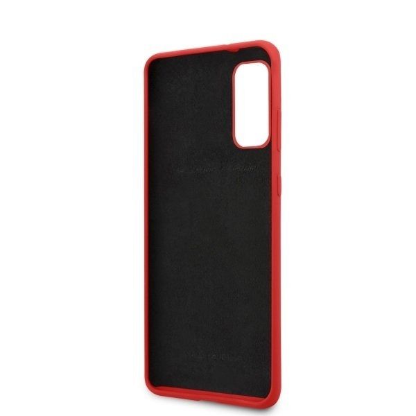 Originalen ovitek FERRARI (red) Soft silicone za Samsung Galaxy S20