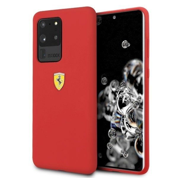 Originalen ovitek FERRARI (red) Silicone type za Samsung Galaxy S20 Ultra
