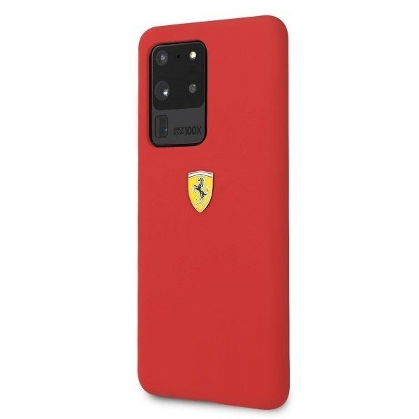 Originalen ovitek FERRARI (red) Silicone type za Samsung Galaxy S20 Ultra