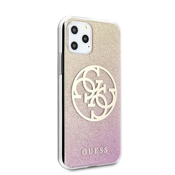 iPhone 11 Pro GUESS (pink&gold) tok