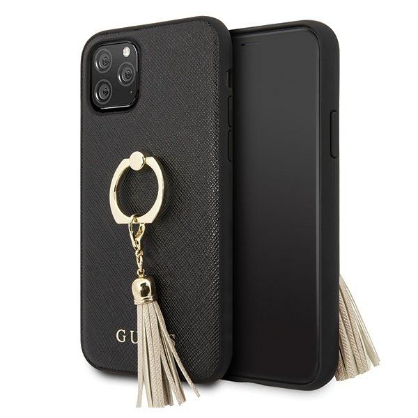 Originalna maska GUESS (ring) black za iPhone 11 Pro