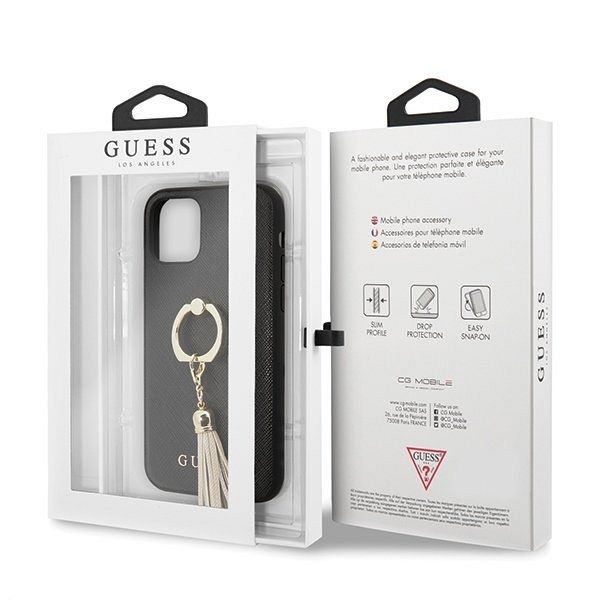 Originalen ovitek GUESS (ring) black za iPhone 11 Pro