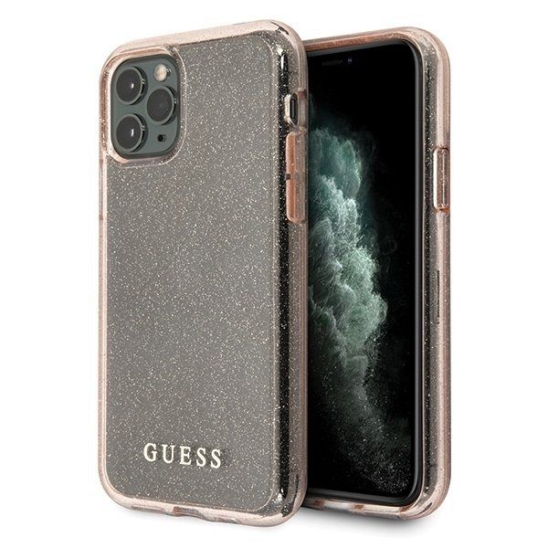 Ovitek GUESS (pink sparkle) za iPhone 11 Pro Max
