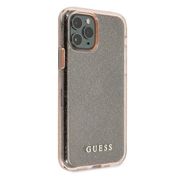 Maska GUESS (pink sparkle) za iPhone 11 ProMax