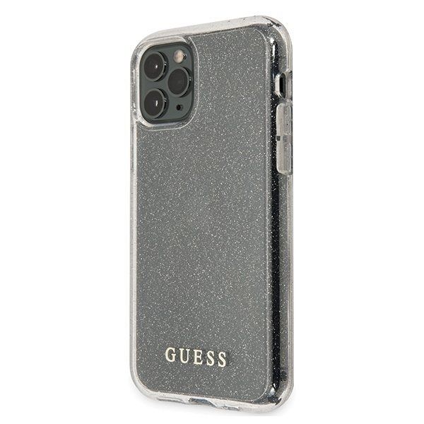  iPhone 11 ProMax GUESS (transparent sparkle) tok