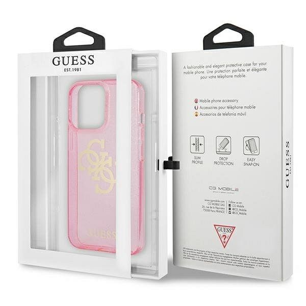 Originalen ovitek GUESS (pink) za iPhone 13 Pro