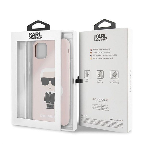 Originalen ovitek Karl Lagerfeld (pink) za iPhone 11 Pro Max
