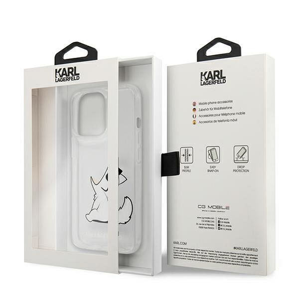 Originalen ovitek KARL LAGERFELD (Choupette Fun) za iPhone 13 Pro Max