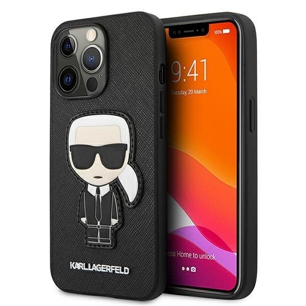 Originalna maska KARL LAGERFELD (Saffiano Iconic Karl) za iPhone 13 Pro Max