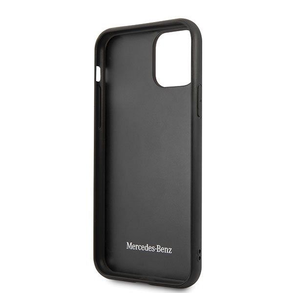 Originalen ovitek MERCEDES (dark brown) Wood line za iPhone 11 Pro Max