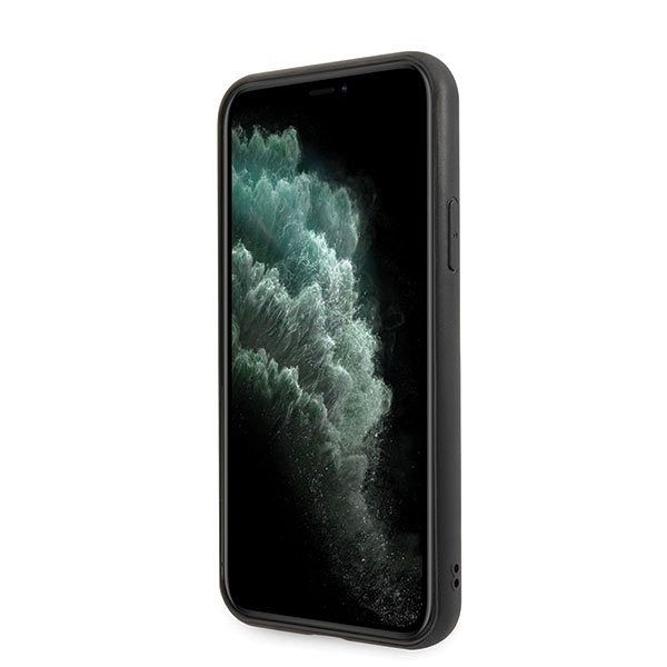 Originalen ovitek MERCEDES (dark brown) Wood line za iPhone 11 Pro Max