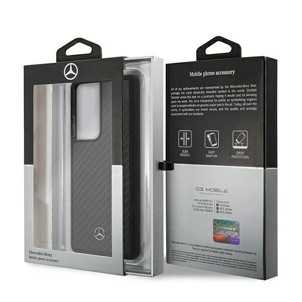 Originalen ovitek MERCEDES (black) Dynamic Line za Samsung Galaxy S21 Ultra