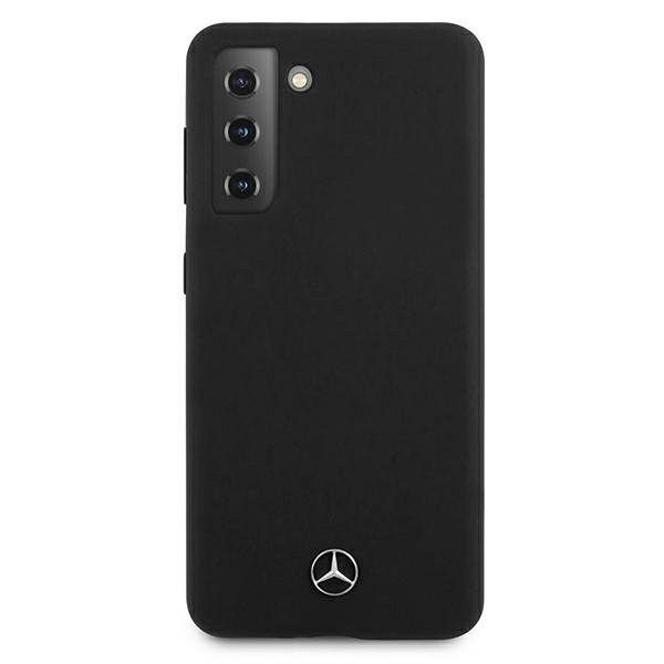 Originalna maska MERCEDES (black) Silicone Line za Samsung Galaxy S21 Plus