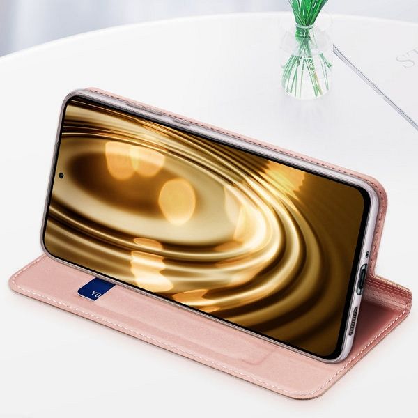 Preklopna maska Dux Ducis Skin Pro (rose gold) za Xiaomi 12