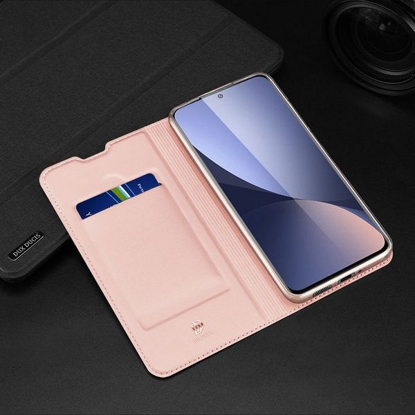 Preklopna maska Dux Ducis Skin Pro (rose gold) za Xiaomi 12