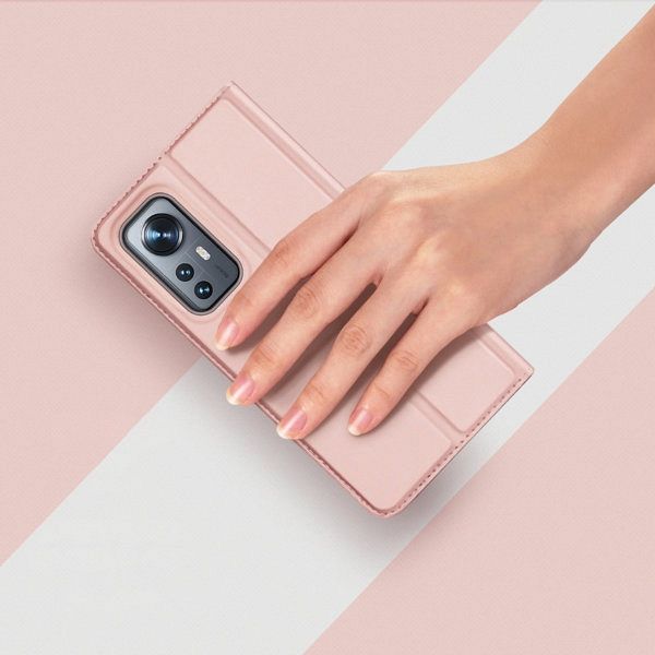 Preklopna maska Dux Ducis Skin Pro (rose gold) za Xiaomi 12