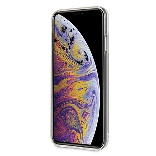 Originalna maska Karl Lagerfeld (Black Glitter) za iPhone XS Max