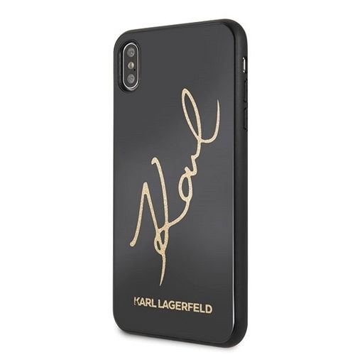 Originalna maska Karl Lagerfeld (Glitter Karl Signature) za iPhone 7/8
