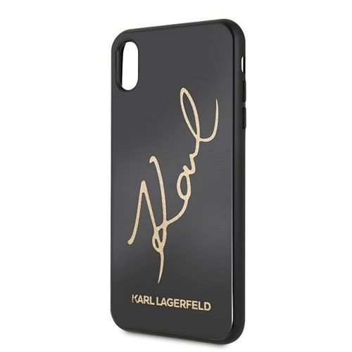 Originalna maska Karl Lagerfeld (Glitter Karl Signature) za iPhone 7/8