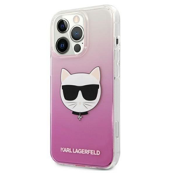 Originalen ovitek KARL LAGERFELD (transparent Choupette Head) za iPhone 13 pro max