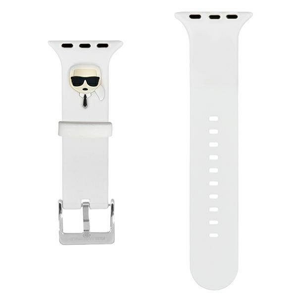 Pas za Apple Apple Watch 1 / 2 / 3 / 4 / 5 / 6 / 7 / 8 / 9 / SE 42/44/45 mm Karl Lagerfeld - Bel