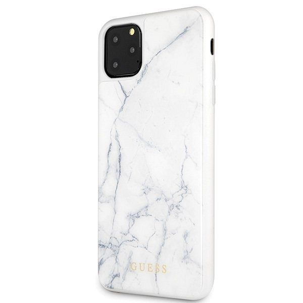 Originalna maska Guess (White marble) za iPhone 11 Pro Max