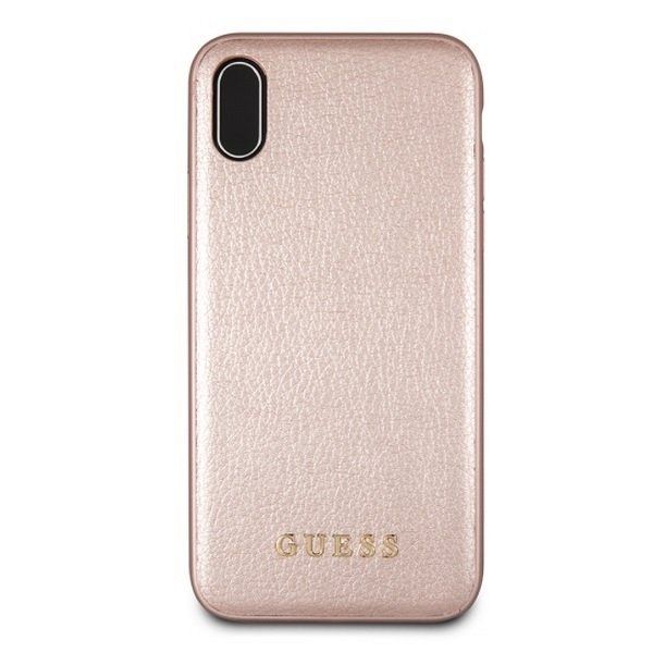 Originalen ovitek Guess (rose gold) za iPhone X/XS