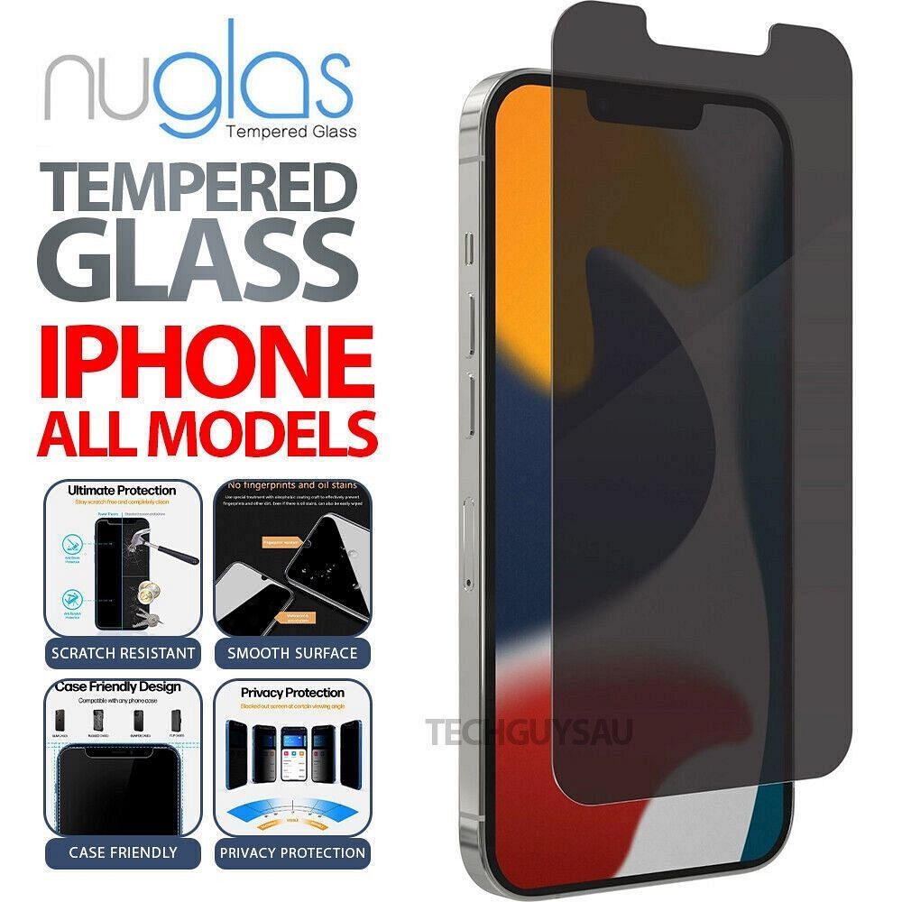 Temperirano zaštitno Nuglas (privacy glass) za iPhone 15 Plus / 15 Pro Max 