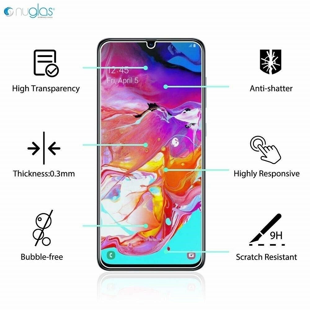 Kaljeno zaščitno steklo Nuglas za Honor 400 Smart