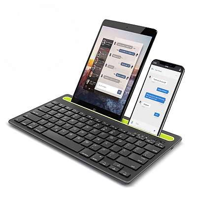  Bluetooth tipkovnica za pametni telefon ali tablico HM-04 (Android, iOS, Windows) -Black